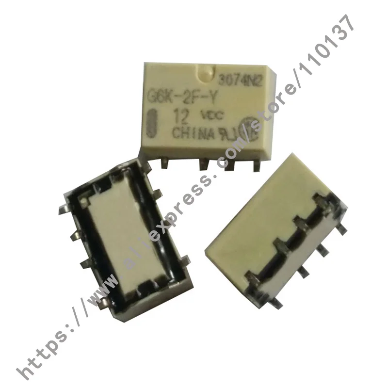 

Genuine New original Relays G6K-2F-Y-DC12V G6K-2F-Y DC12V