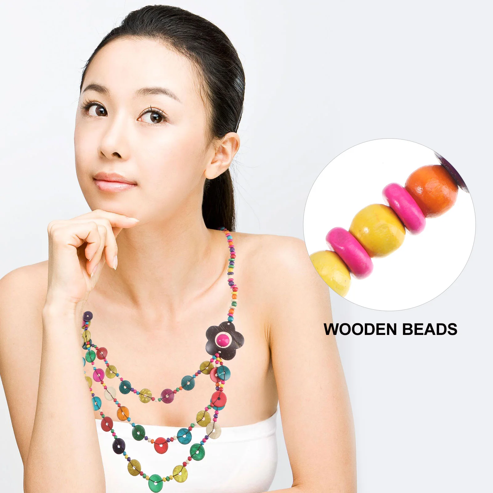 Многослойное ожерелье для женщин и девочек ювелирные изделия из ракушек