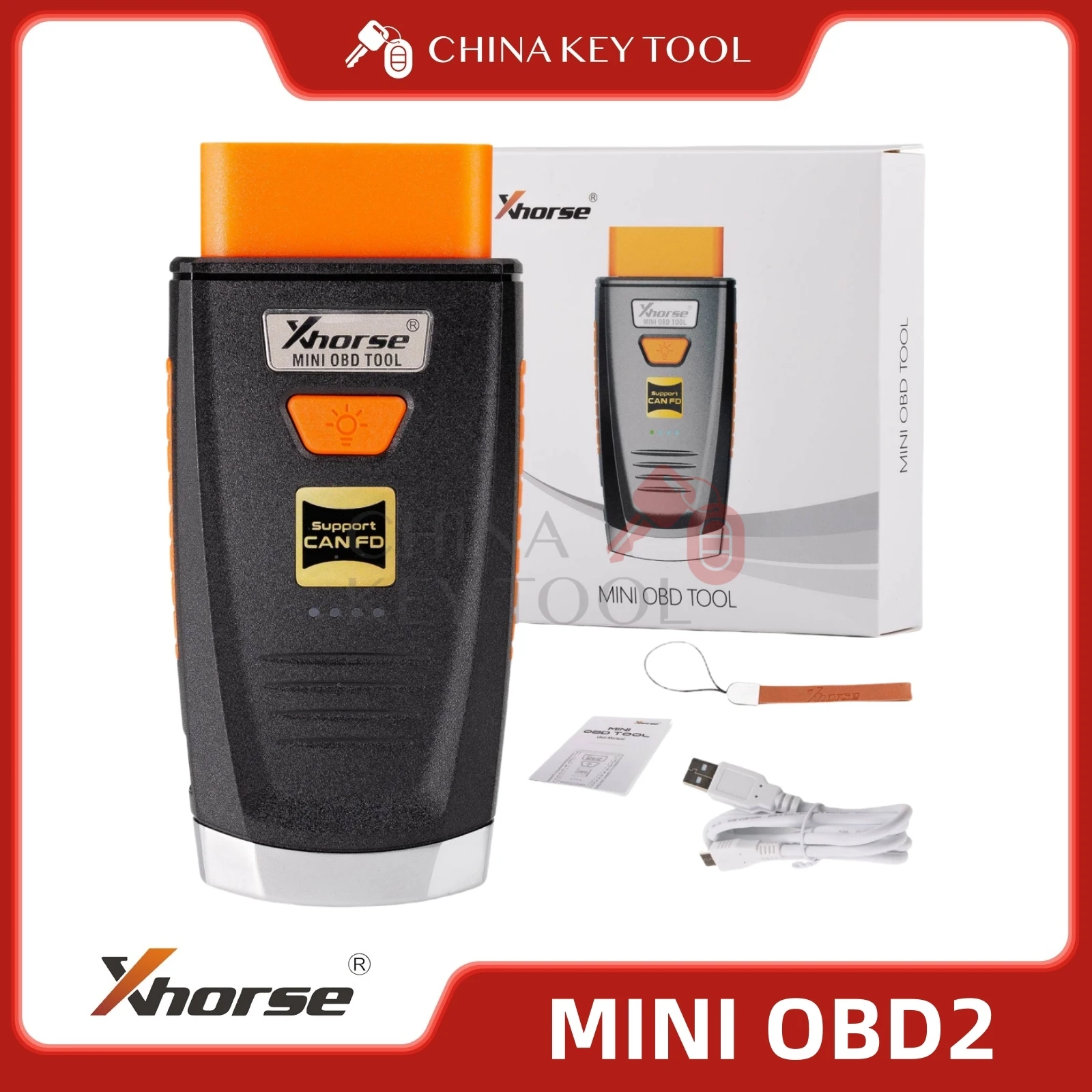Фото В НАЛИЧИИ Xhorse XDMO20 VVDI MINI OBD Tool V2 Программатор IMMO Поддержка CAN FD №1