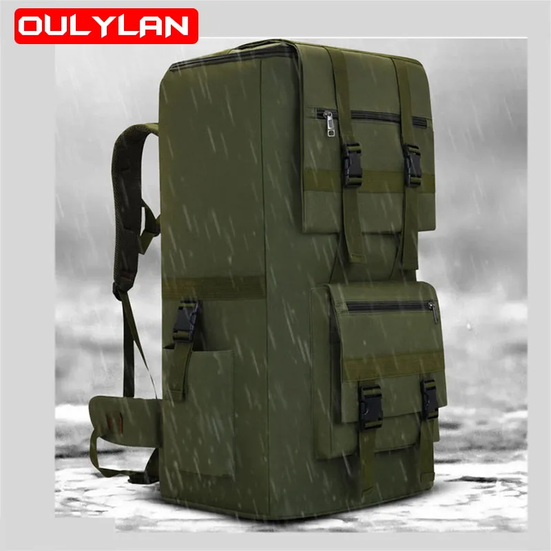 

120L Super Capacity Outdoor Travel Backpack Men's Army Military Tactical Rucksack Hiking Bags Luggage Bag Sports Mountaineering