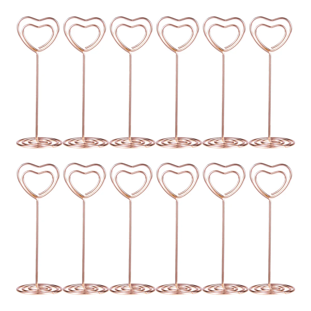 

12PCS Wedding Table Numbers Picture Holders for Tables Photo Clips Table Numbers for Wedding Table Numbers