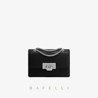 bafelli mini chain bag womens 2021 new handbag fashion shoulder crossbody stylist collocation box purse luxury silver leather