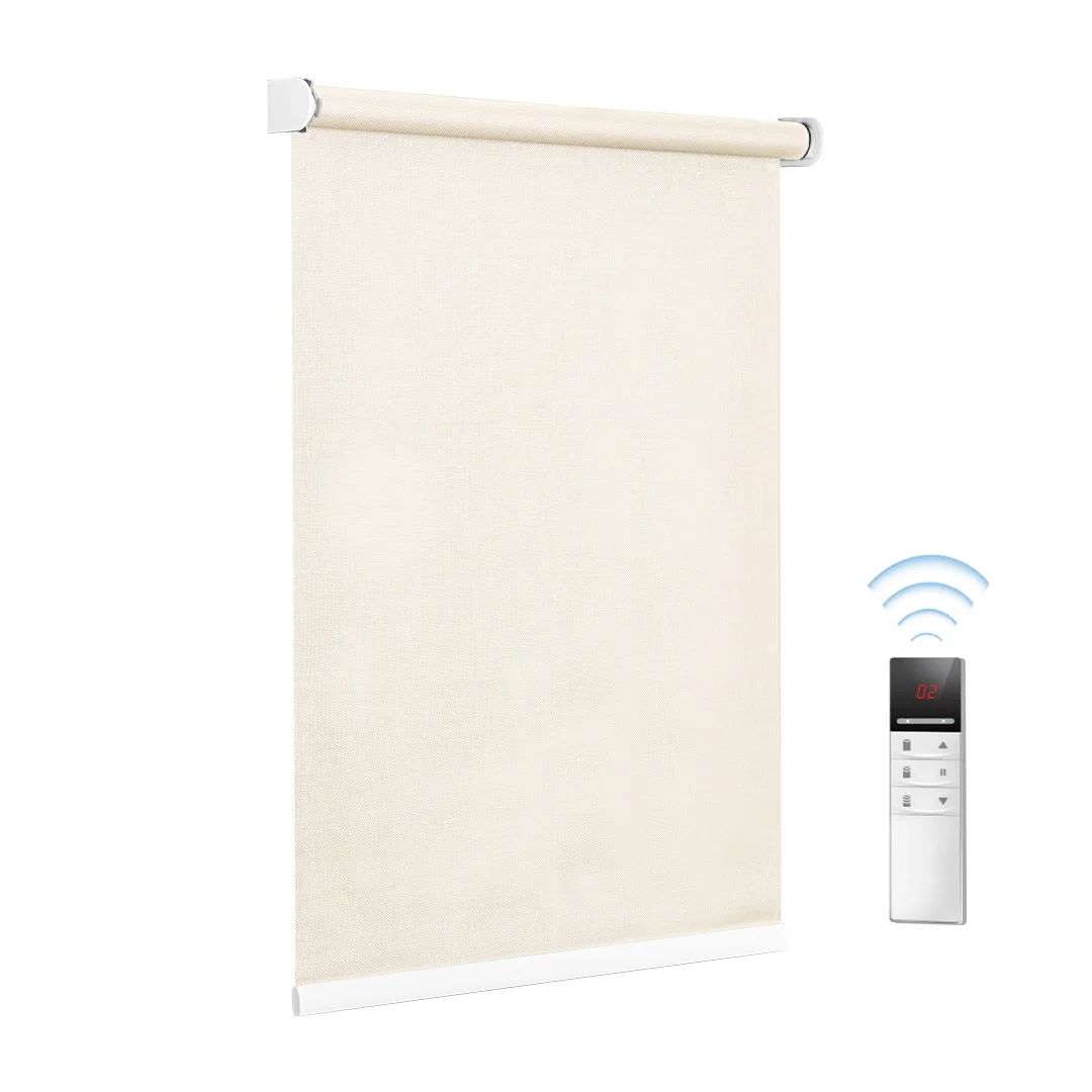 

Electric Roller Sun Blinds Day Sunscreen Roller Blinds Home Office Window Semi-Blackout Blinds Custom Made