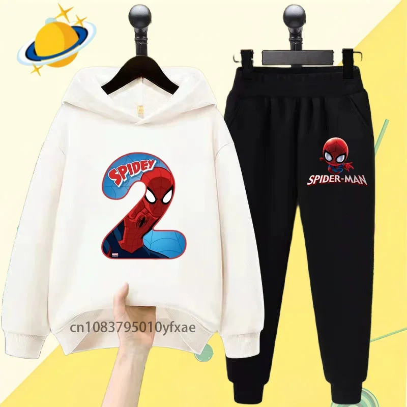 Детская футболка с капюшоном и рисунком Человека-паука повседневные парки