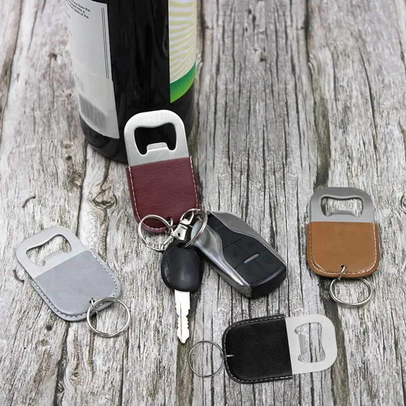 

metal Leather Bottle Opener Creative beverage sparkling wine creative beer wine bottle opener Kitchen Tools Wine Accessrioes