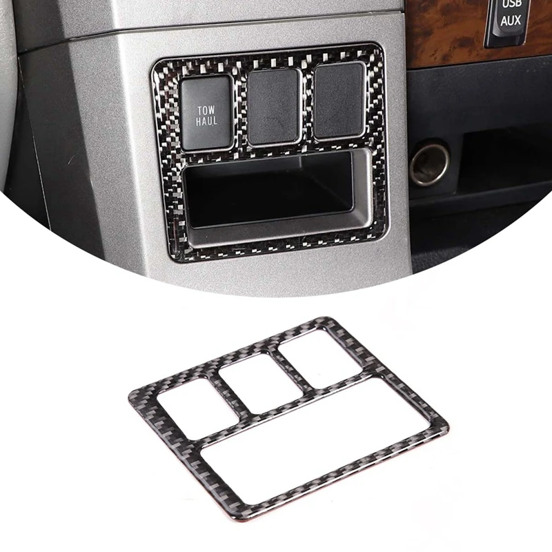 Для Toyota 2007-2013 LHD мягкая карбоновая Автомобильная центральная консоль