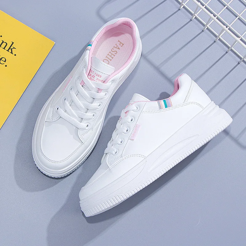 Shoes for Women Small White Shoes Women's 2022 Summer New Ins Tide Thick-soled Casual Shoes Sports Students All-match Sneakers