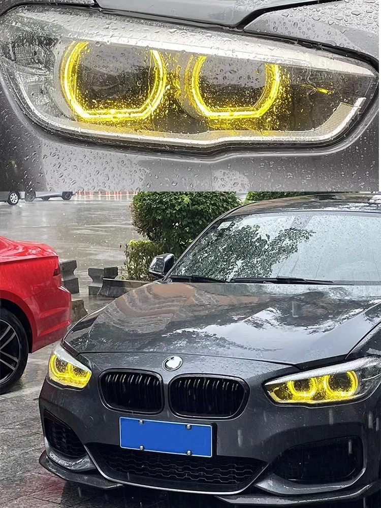 Для BMW 1 серии Angel Eyes DRL RGB многоцветные светодиодные платы F20 F21 GTS дневные ходовые
