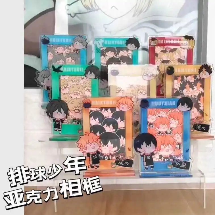 Аниме Haikyuu! Shoyo Hinata Kozume Kenma Косплей стоячий знак Фоторамка акриловое украшение