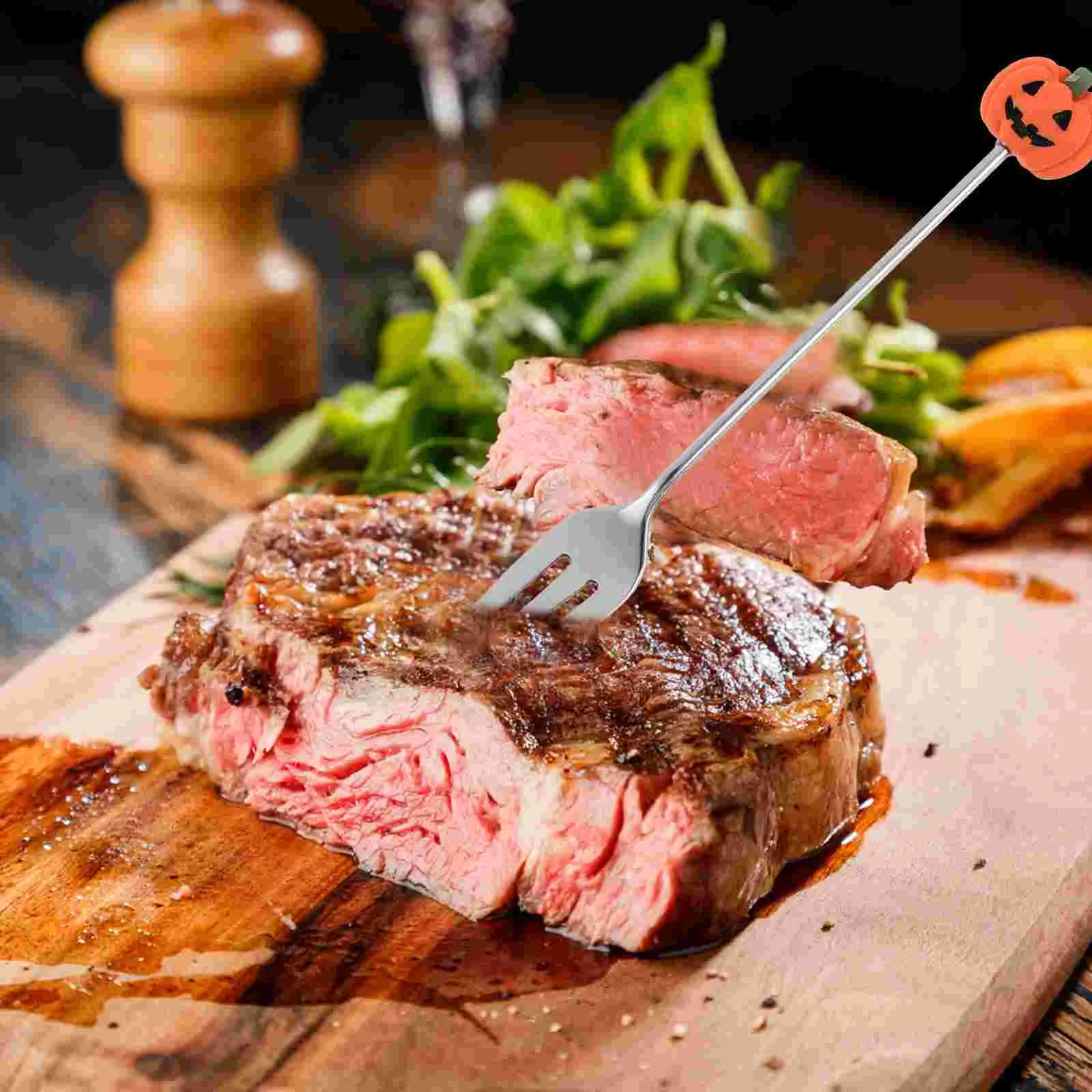 6-częściowy креативный набор посуды из нержавеющей стали для Хэллоуина столовые