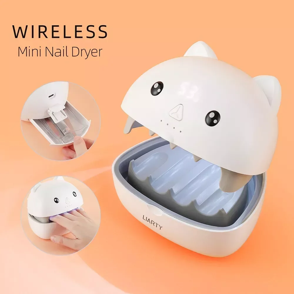 

NEW2023 Nail Dryer Clipper with Storage Box LC High- Dual Light Nail Gel Polish Fast Drying Lamp Manicure Nail Art Machine