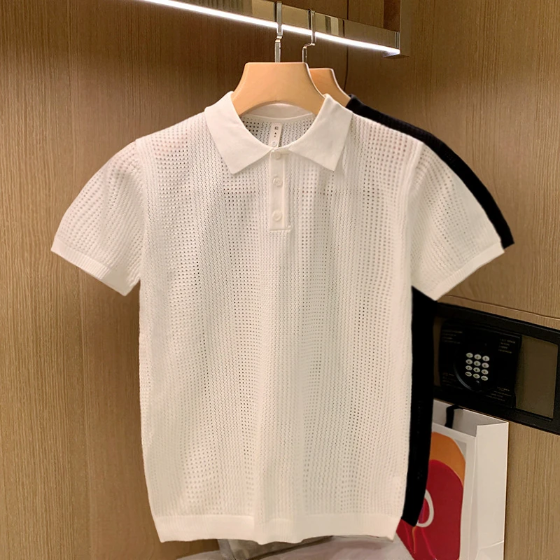 

Мужская Трикотажная футболка с коротким рукавом, однотонная Повседневная облегающая футболка, модель C55, весна-лето 2022