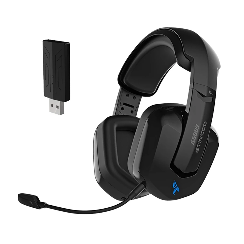 

Somic GS809 Wireless Gaming Headsets For PS5/ PS4/ PC, Headphone 2.4G With Mic Stereo Bass Noise Cancelling Headphones