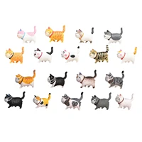 cat magnetic refrigerator stickers 9 pcs 3d cute multi functional drop proof fridge magnet birthday holiday gift for cats lovers