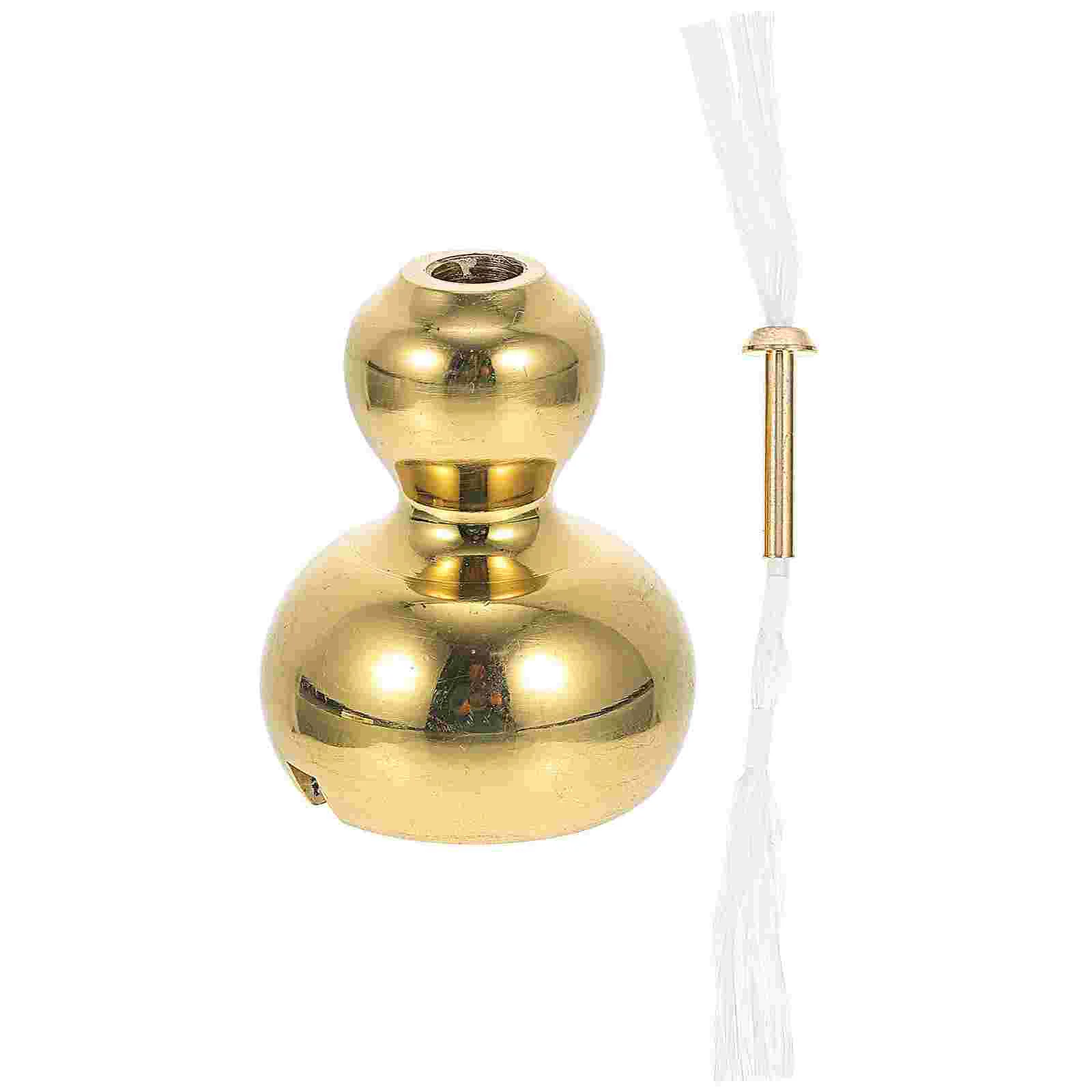 

1 Set of Offering Lamp Wick Stand Copper Wick Holder Lamp Supplies
