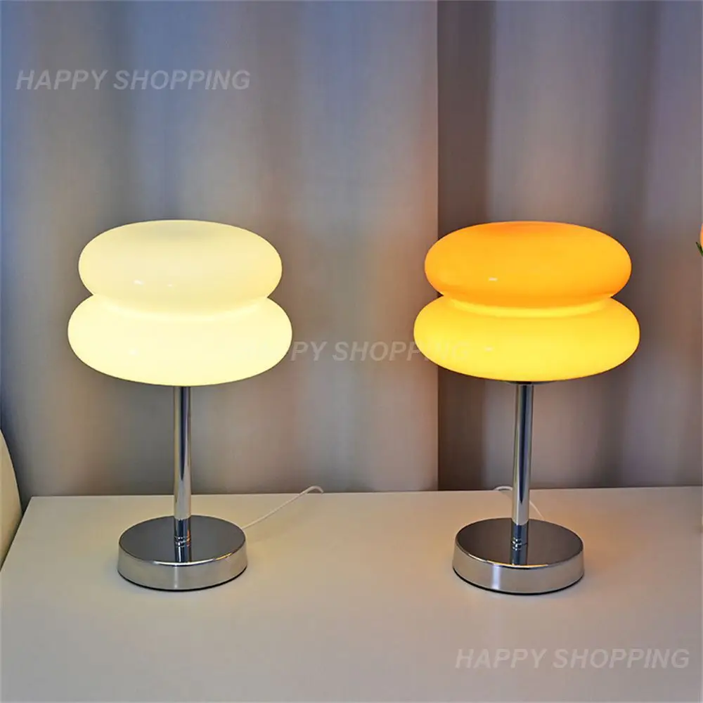 

Atmosphere Lamps Iron/glass Girl Macaron Bedroom Living Room Household Tools Night Light 12w Eye Protection Ins Decoration E27
