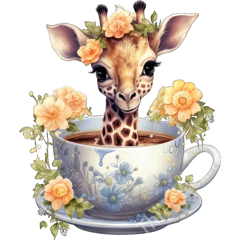 Наклейки для стен Three Ratels QD158 милый жираф iq пазл макси 16 эл милый жираф