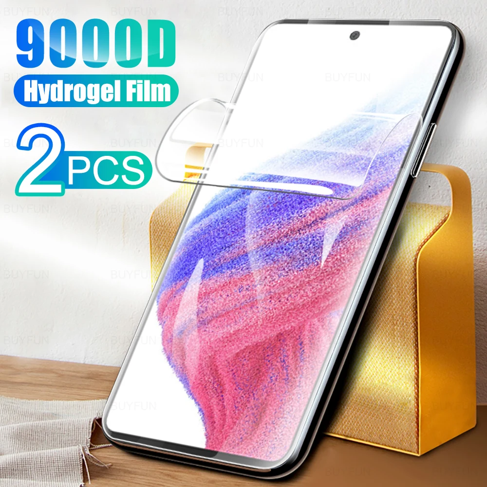 

Гидрогелевые пленки 2 шт. для Samsung Galaxy A53 5G A52 4G A51 A50s A70s A71 A72 A73 A7 A8 plus A80 A90 A91 A01 core A02, мягкий чехол