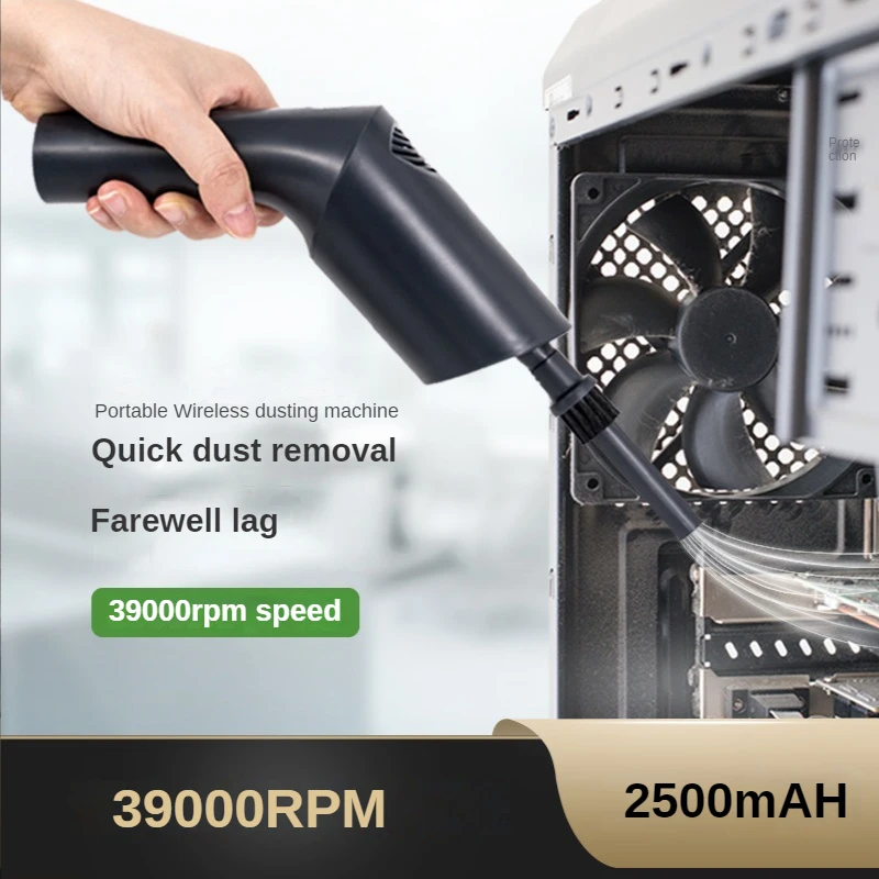 

Wireless Air Duster USB Dust Blower Gun Handheld Dust Collector Portable Cleaning for PC Computer Keyboard Laptop Car Cleaner
