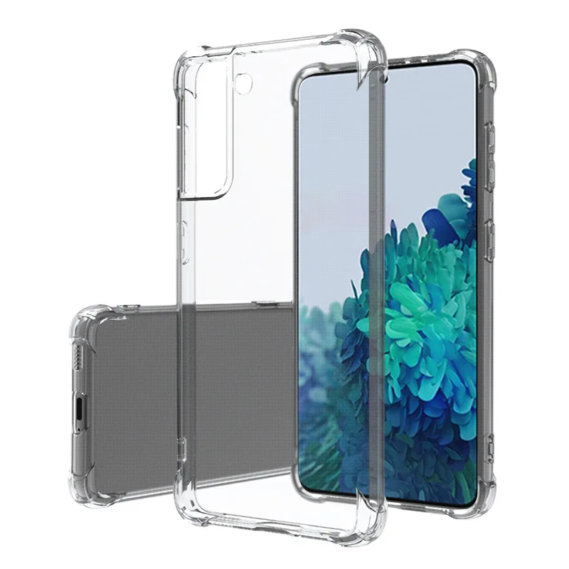 

Clear Airbag Phone Case for Samsung Galaxy S22 S21 FE Plus Ultra 5G Soft TPU Shockproof Back Cover S21FE S21Plus S22Ultra Funda