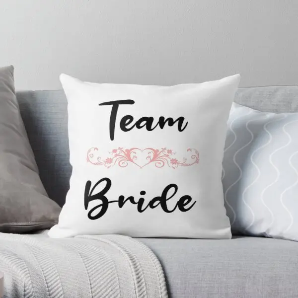 

Наволочка для диванной подушки с принтом «Team Bride»
