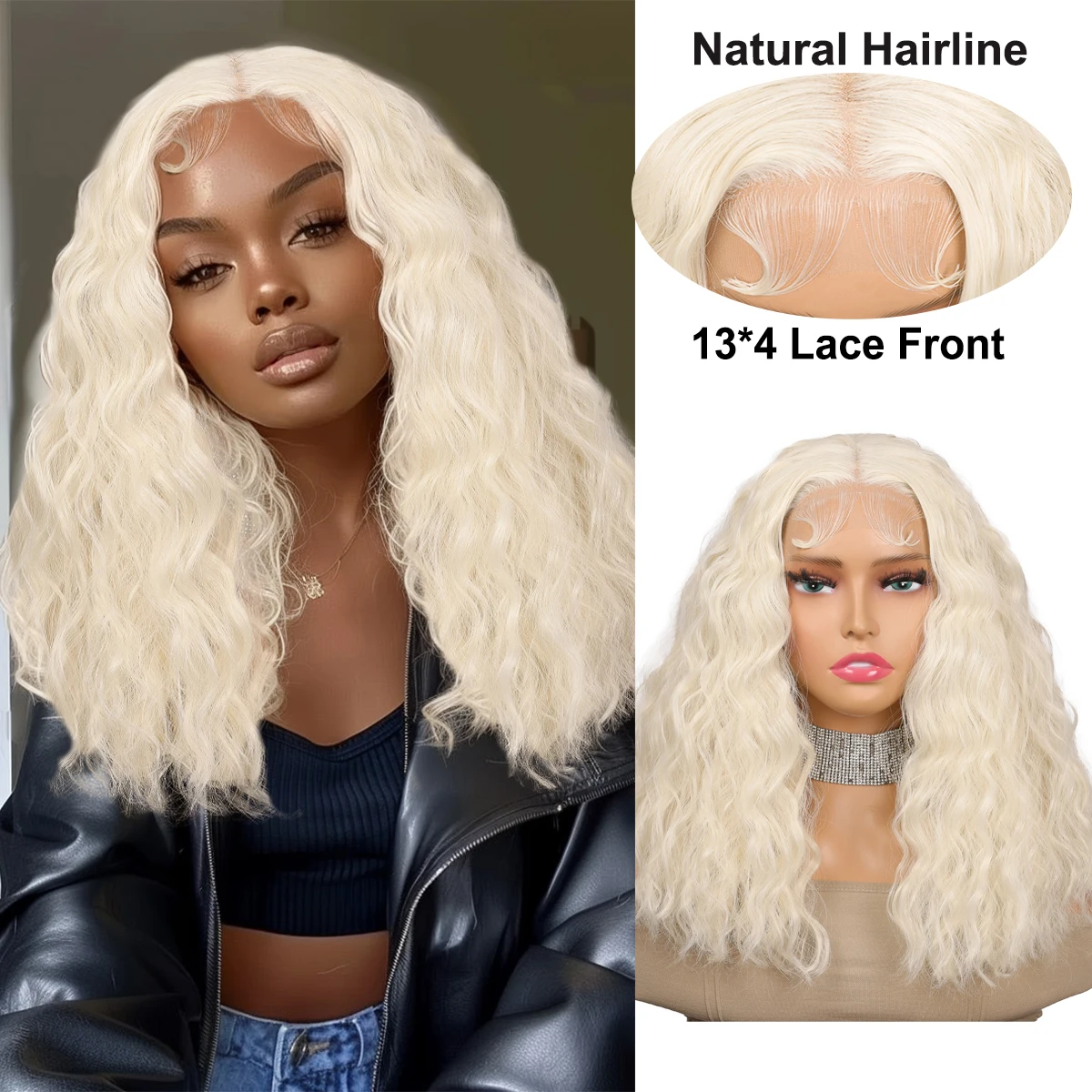 Боб Тупа Короткие Волосы Синтетический Парик Шнурка Прозрачный Фронтальный 13x4