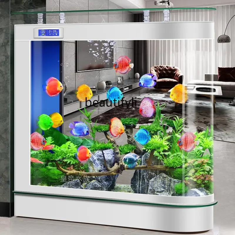 Усовершенствованный аквариум-пуля для гостиной небольшой экологический экран