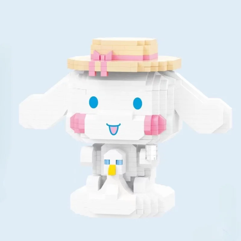 Sanrio миниатюрный строительный блок с изображением собаки из корицы нефрита