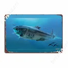 Плакат Subnautica Cyclops Concept художественный металлический плакат для кинотеатра кухни на заказ плакаты роспись жестяной плакат