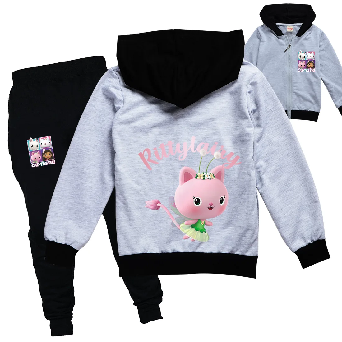 Комплект одежды для кукольного домика Gabys толстовка с капюшоном девочек на