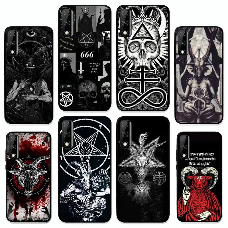 

Devil Satan Phone Case For Huawei Y9 Y8 Y6 Prime Y7 Pro Y8s Y5 Mate 20 Pro 10 lite Cover