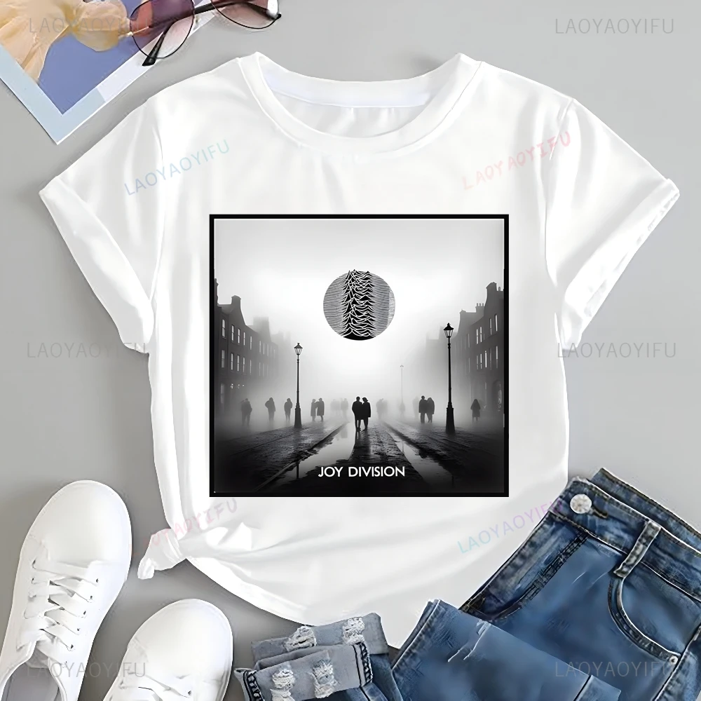 Уличная модная футболка с готической группой Joy Division нейтральная тенденция