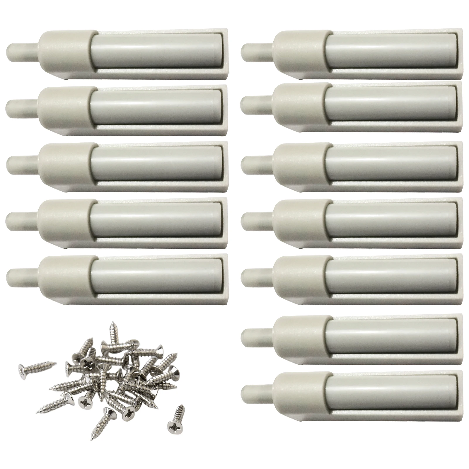 

12pcs With Screws Drawer Soft Close Hardware Door Damper Retrofit Kitchen Quiet Home Detachable Cabinet Stopper Durable Sliding