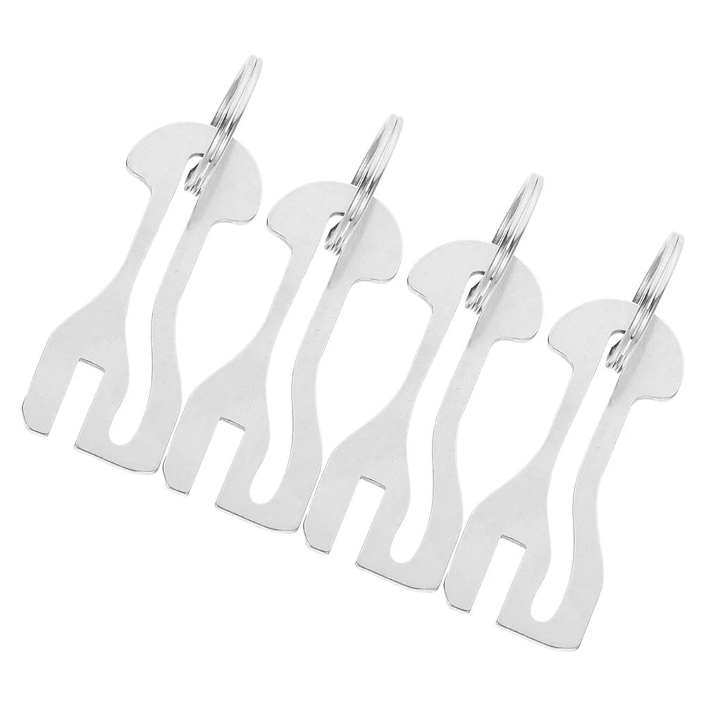 4 шт. тележка жетон для покупок металлический брелок ключей бирка продуктов