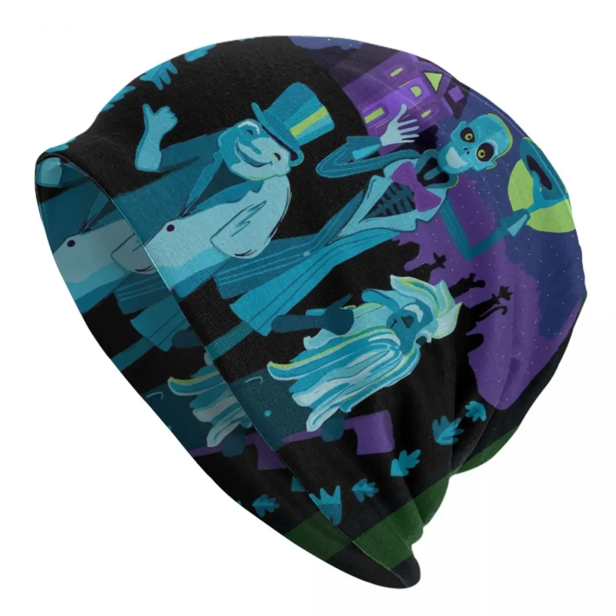 

Облегающие шапки с привидениями, облегающие шапки, шапки унисекс, зимняя теплая вязаная шапка, женские и мужские шапки в стиле хип-хоп для вз...