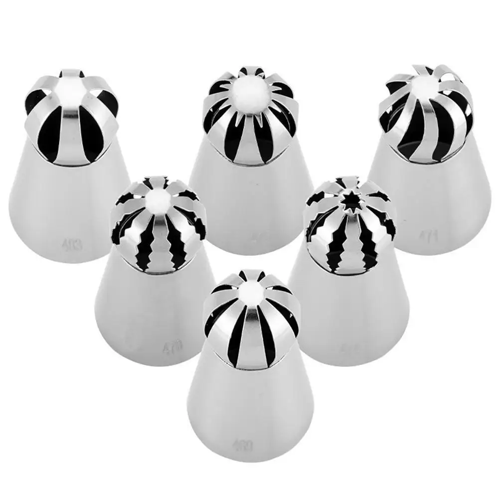 

High Quality Baking Piping Nozzles Stainless Steel Seamless Design Kitchen Cream Pastry Cake Decorating Tools