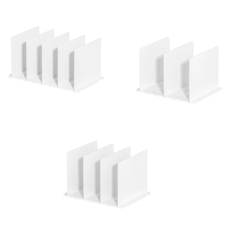 

Shelf Dividers 3/4/5pcs Excellent for Closets Kitchen Bedroom Shelving Organization to Organize Clothes Closet Shelves 40JA