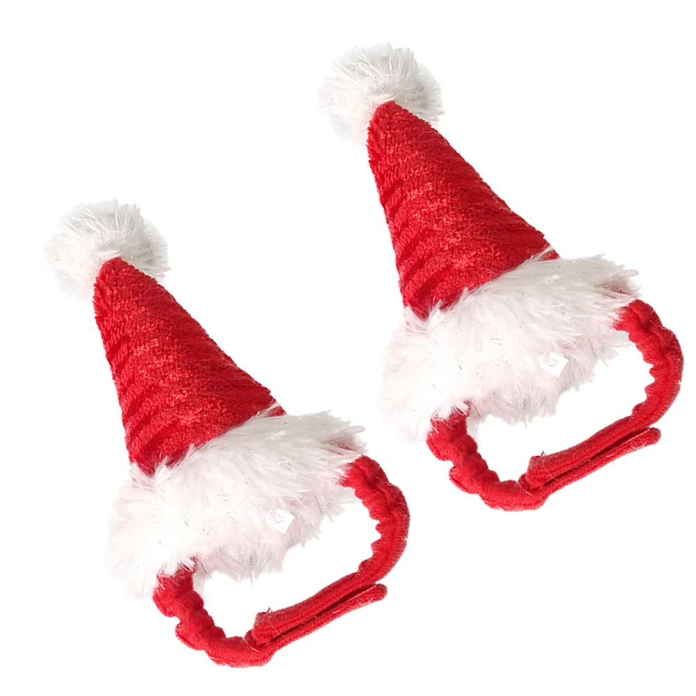 

Hat Christmas Cat Pet Santa Dogcostume Costumes Cats Guineahamster Cap Clothes Party Accessory Outfits Small Claus Elfhats