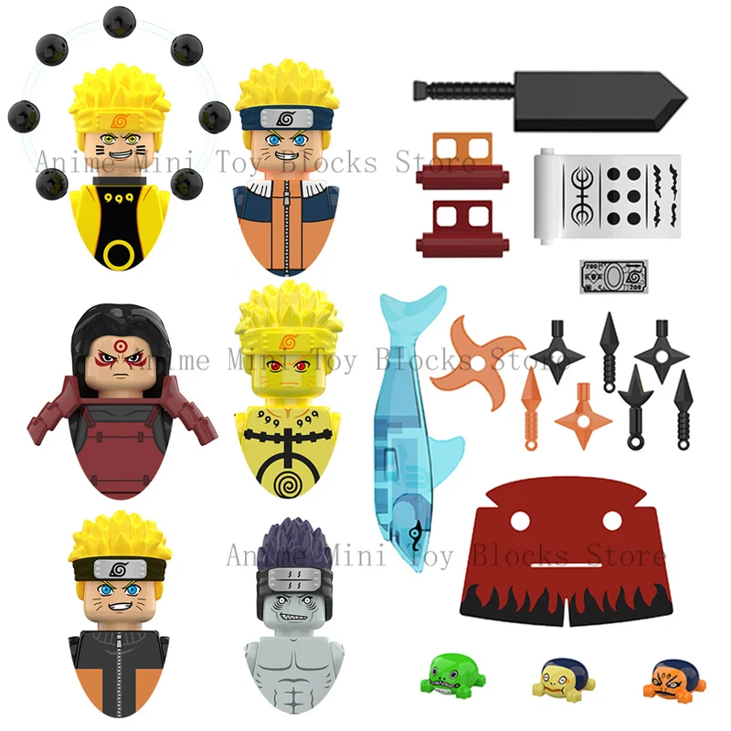 

KDL806 Naruto Building Blocks Anime Figure Hashirama Kakashi Mini Action Toy Figures Bricks Assemble Birthday Gifts for Kids