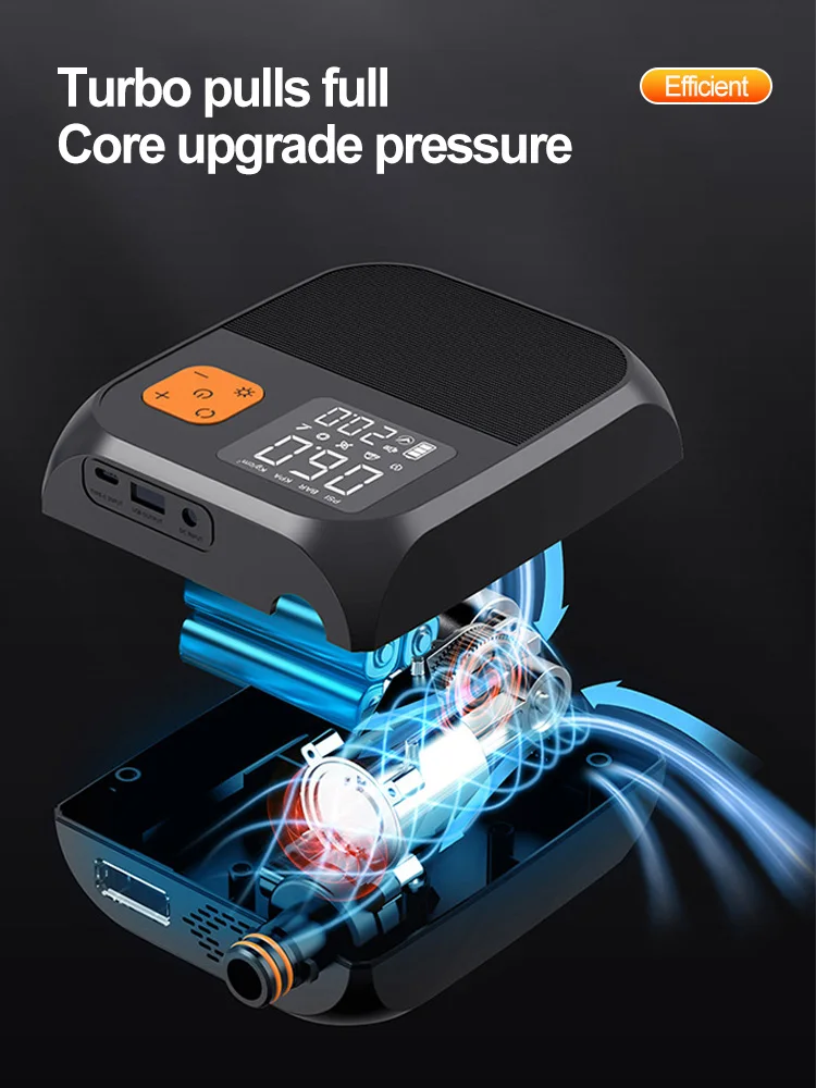 Электрический насос для весла перезаряжаемый 20psi SUP двухступенчатый портативный