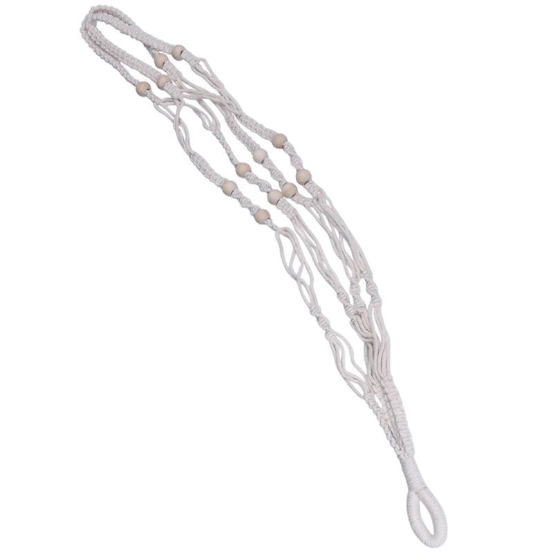 Акция! Вешалка для горшков 2 шт. подвесная комнатная корзина хлопковая веревка с