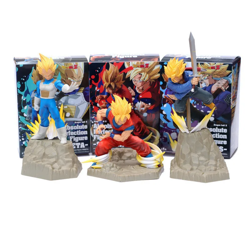 

Dragon Ball Perfect Series APF Wukong Bejīta Torankusu PVC Figure Two-dimensional Model Ornaments Anime Gifts
