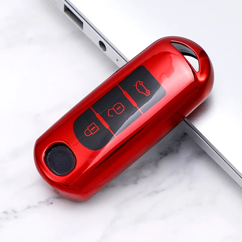 

Модный ТПУ чехол для автомобильного ключа дистанционного управления чехол для Mazda 2 3 5 6 BL BM GJ Atenza Axela Demio CX-3 CX3 CX-5 CX5 CX7 CX-9 CX8 без ключа