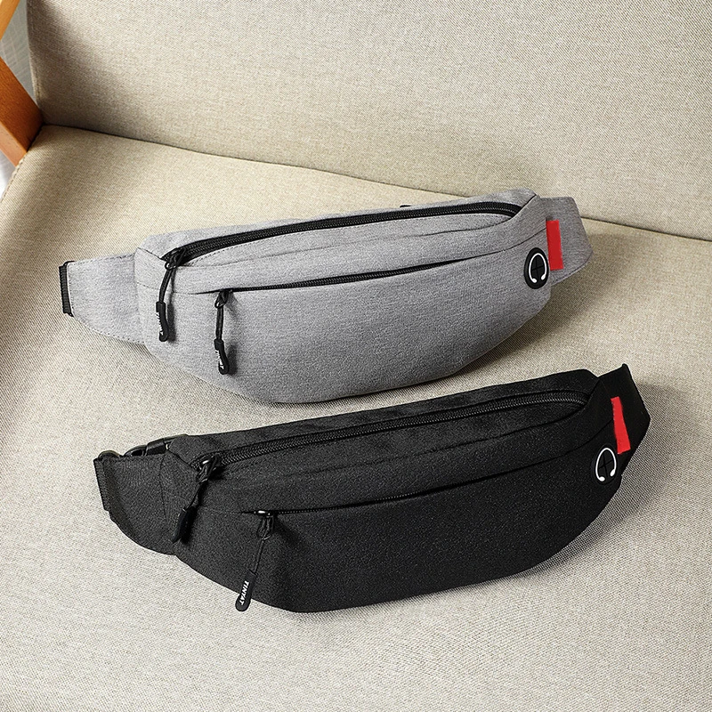 

Men bag belt pouch Purse Casual Large Phone Waist Bag Pack Women's Canvas Travel Phone Bag Banana Bag Hip 4 Pockets