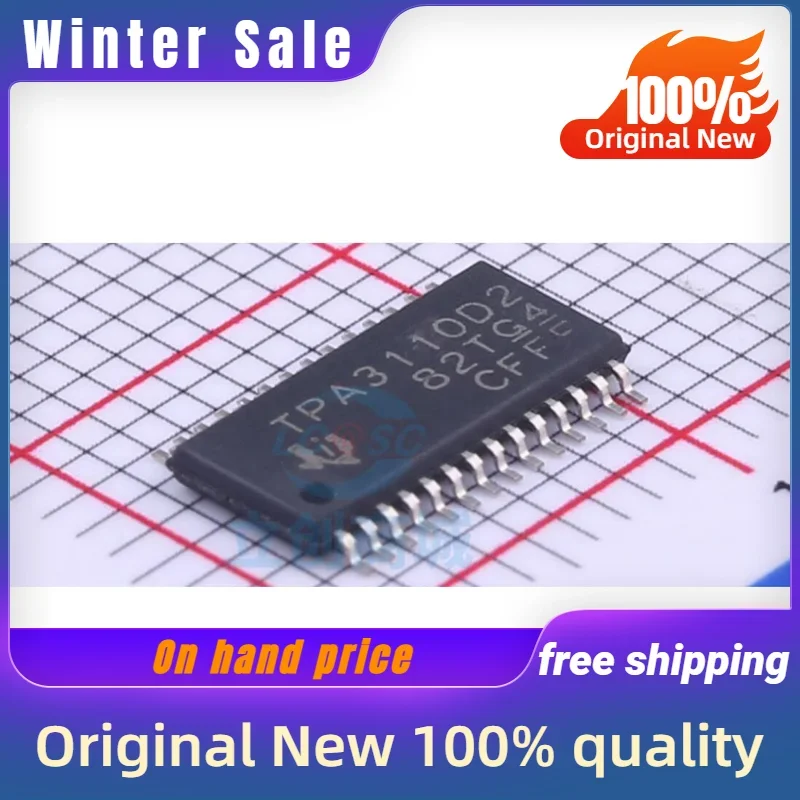 Микросхема TPA3110D2 TPA3110D2PWPR HTSSOP28