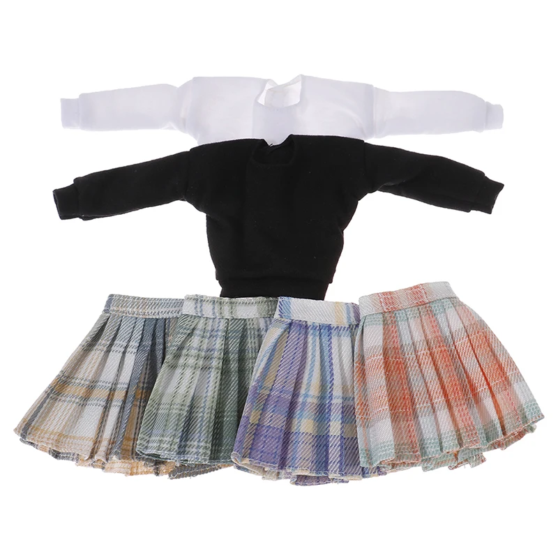 

1PC 29CM Doll Dress Short Skirt Clothing Accessories Princess Pleated Skirt Fashion BJD Doll Costume Clothes