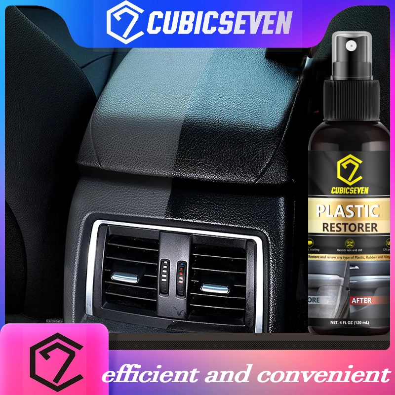 

Cubic Seven Plastic Refresher Restore Black Shine Car Cleaning Products Car Polishing & Repair Coating Refresher Car Detailing