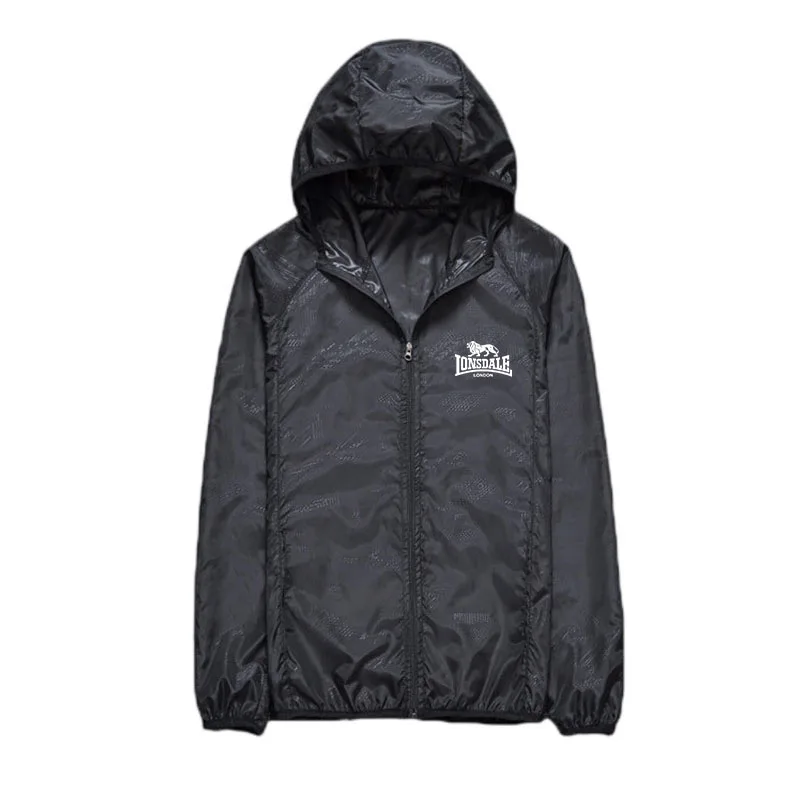 

Summer New LONSDALE High Quality Printed Men's Sun Protection Clothing Outdoor Mountaineering Candy Color Couple Sports Jacket