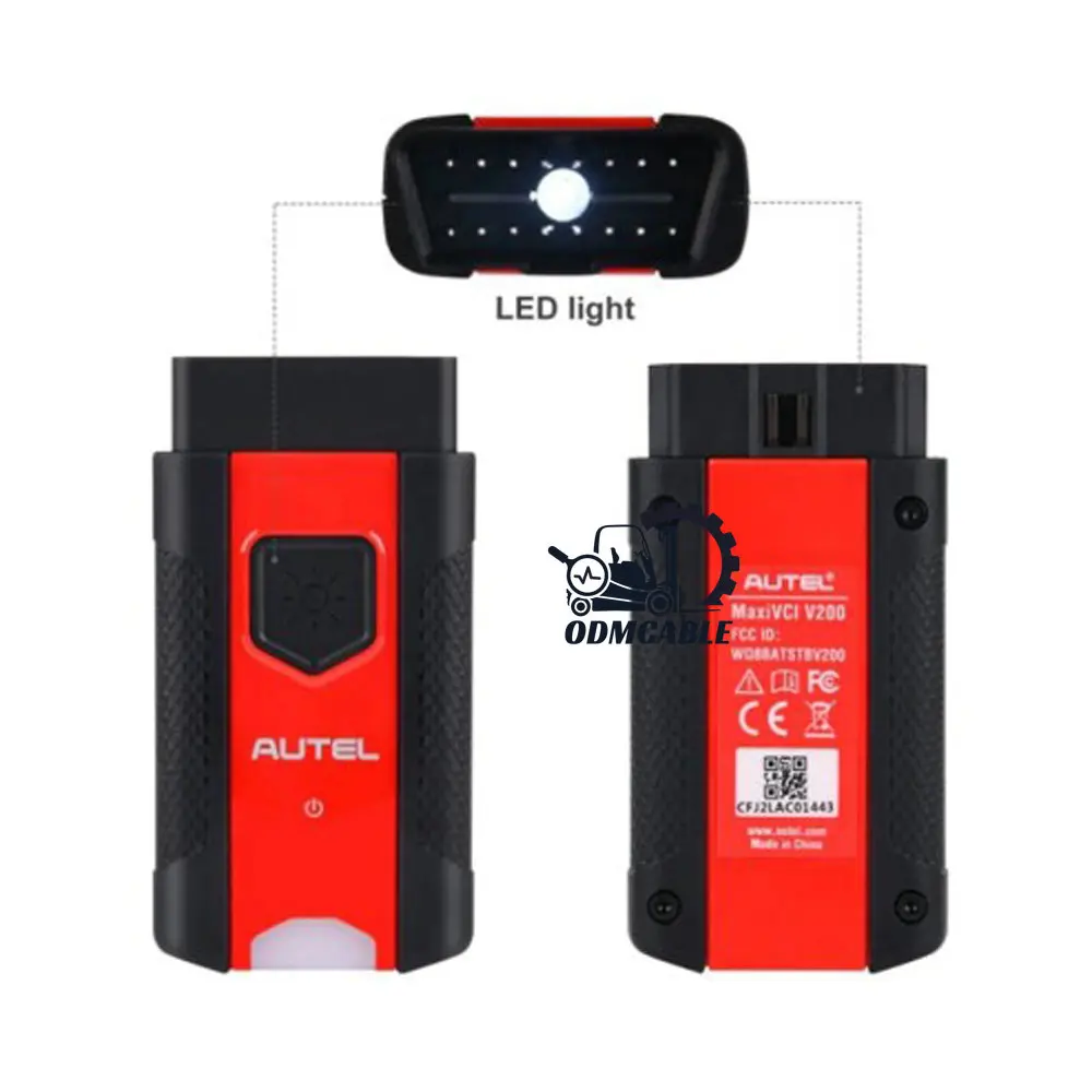 Autel MaxiVCI V200 VCI совместим с Autel MS906Pro/ MS906Pro-TS/ KM100/ BT609/ BT608/ ITS600 поддержка DoIP и CanFD Autel MaxiVCI V200 VCI совместим с Autel MS906Pro/ MS906Pro-TS/ KM100/ BT609/ BT608/ ITS600 поддержка DoIP и CanFD