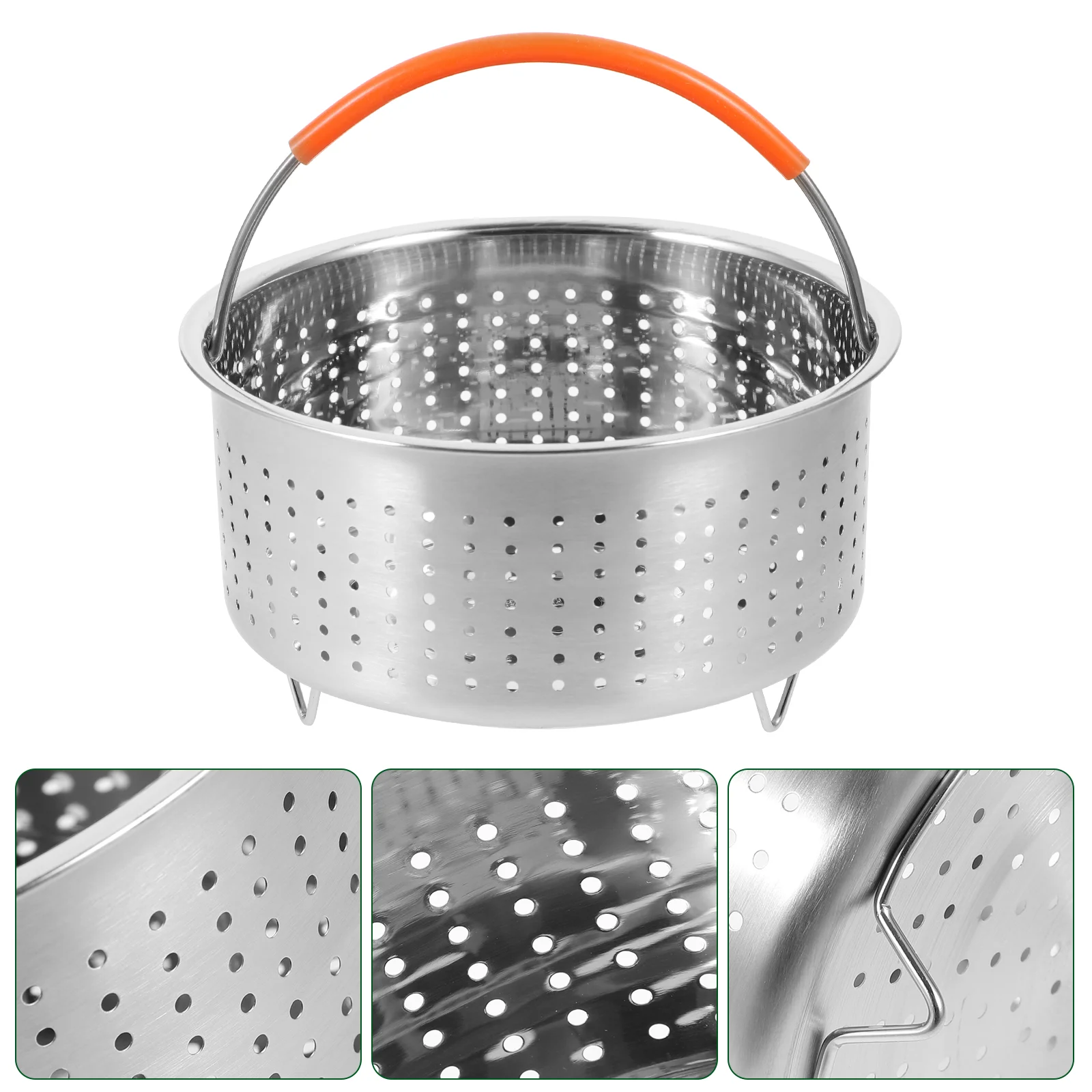 

Steamer Pot Basket Stainless Dim Metal Pan Steel Sum Cookware Steam Insert Saucepans Soup Steaming Induction